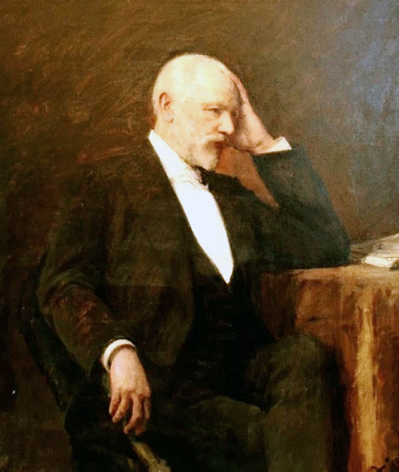 На концертах РНО - Ционглинский (1858-1913) Портрет П.И.Чайковского. 1894 г. На концертах РНО - Ционглинский (1858-1913) Портрет П.И.Чайковского. 1894 г.